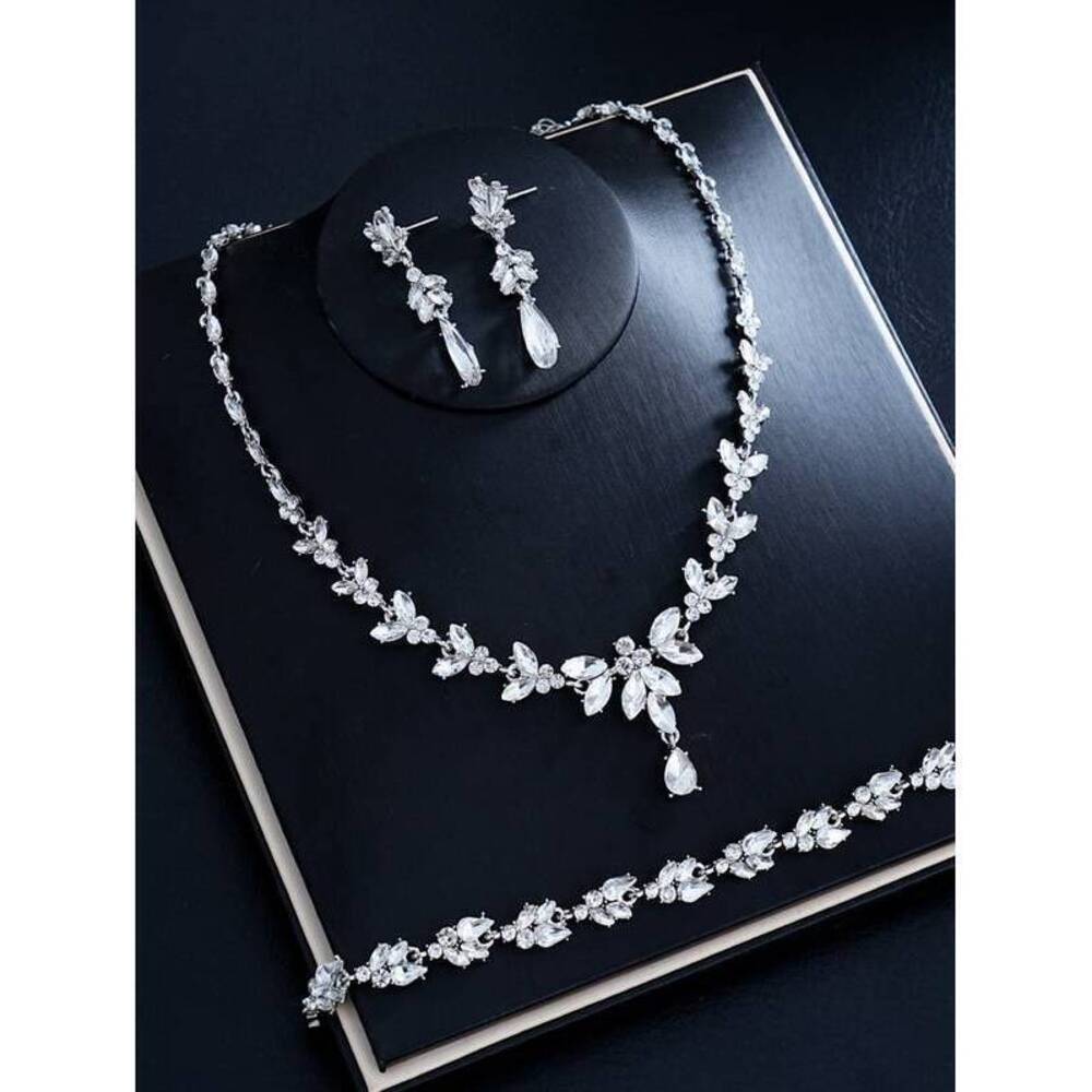 4-Piece/Set Crystal Bridesmaid Jewelry Set, And Ho Gift Minimalist